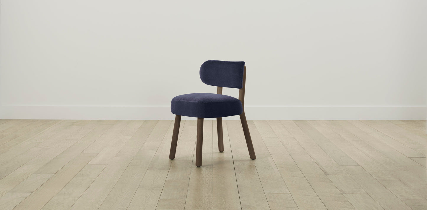The Jane - Performance Velvet Midnight Dining Chair