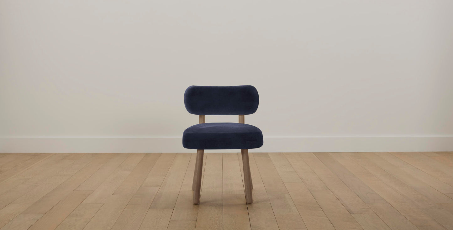 The Jane - Performance Velvet Midnight Dining Chair