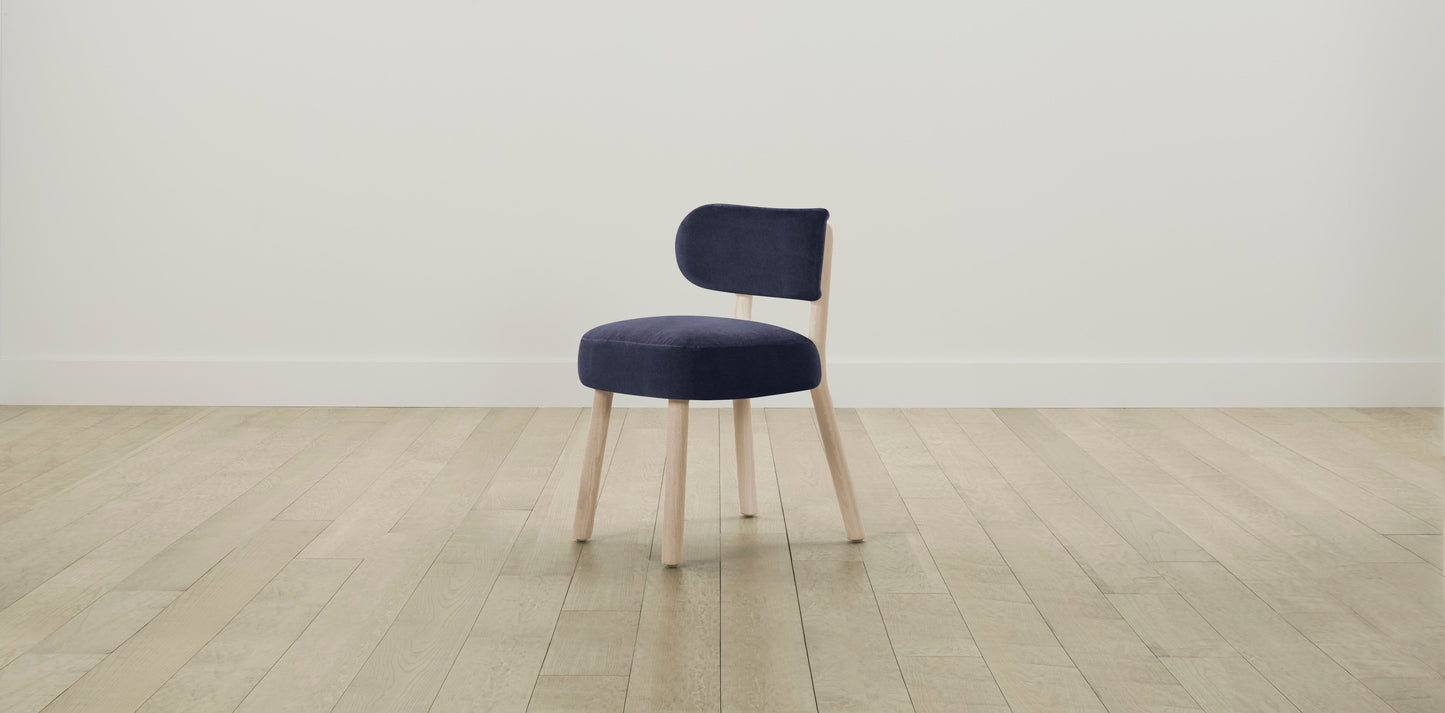 The Jane - Performance Velvet Midnight Dining Chair
