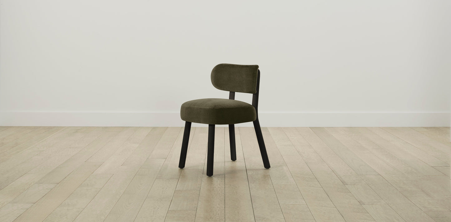 The Jane - Performance Velvet Olive Dining Chair