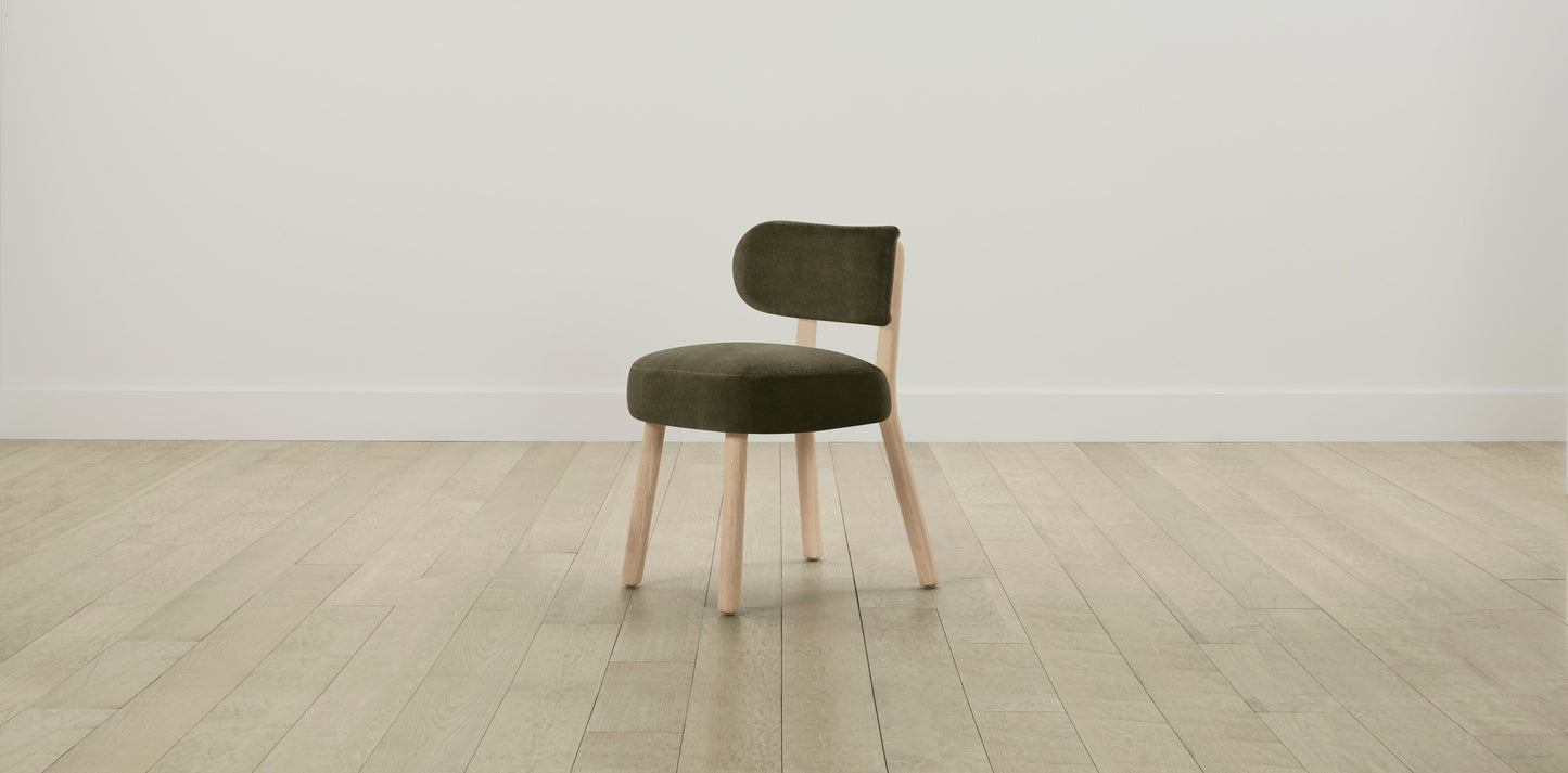 The Jane - Performance Velvet Olive Dining Chair