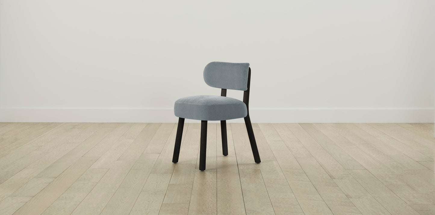 The Jane - Performance Velvet Seafoam Dining Chair