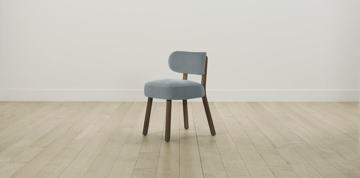 The Jane - Performance Velvet Seafoam Dining Chair