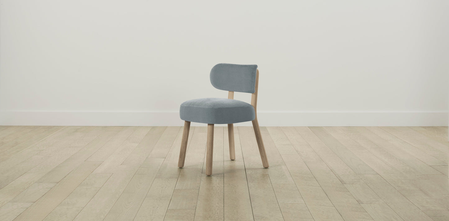 The Jane - Performance Velvet Seafoam Dining Chair