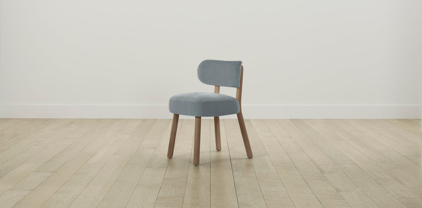 The Jane - Performance Velvet Seafoam Dining Chair