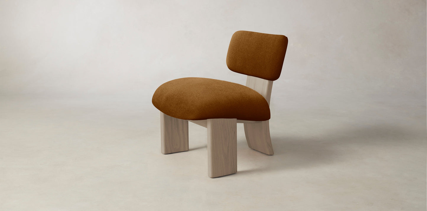 The Kenmare - Mohair Brown Sugar Chair