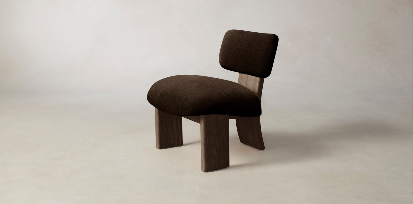 The Kenmare - Mohair Chocolate Chair