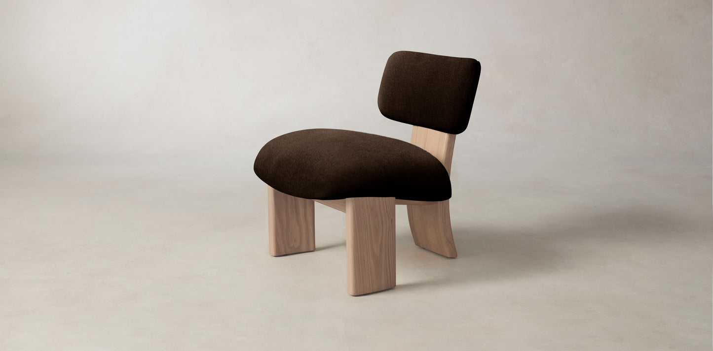 The Kenmare - Mohair Chocolate Chair