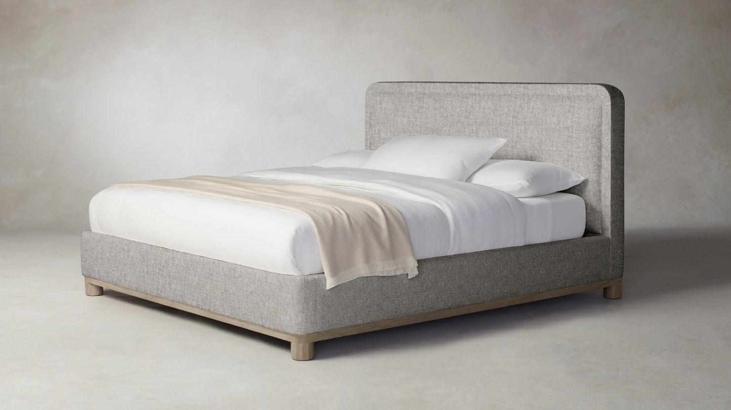 The Kent - Belgian Linen Agate Bed - 53" Headboard