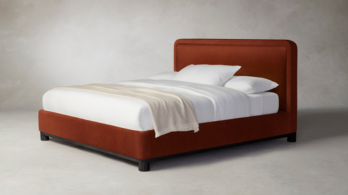 The Kent - Mohair Spice Bed - 41" Headboard
