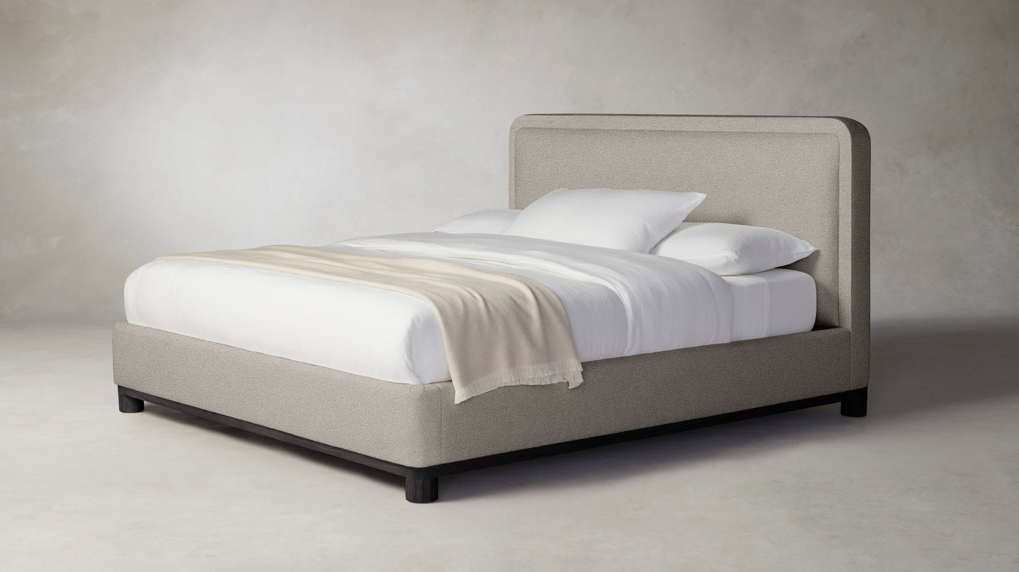 The Kent - Performance Bouclé Morel Bed - 53" Headboard