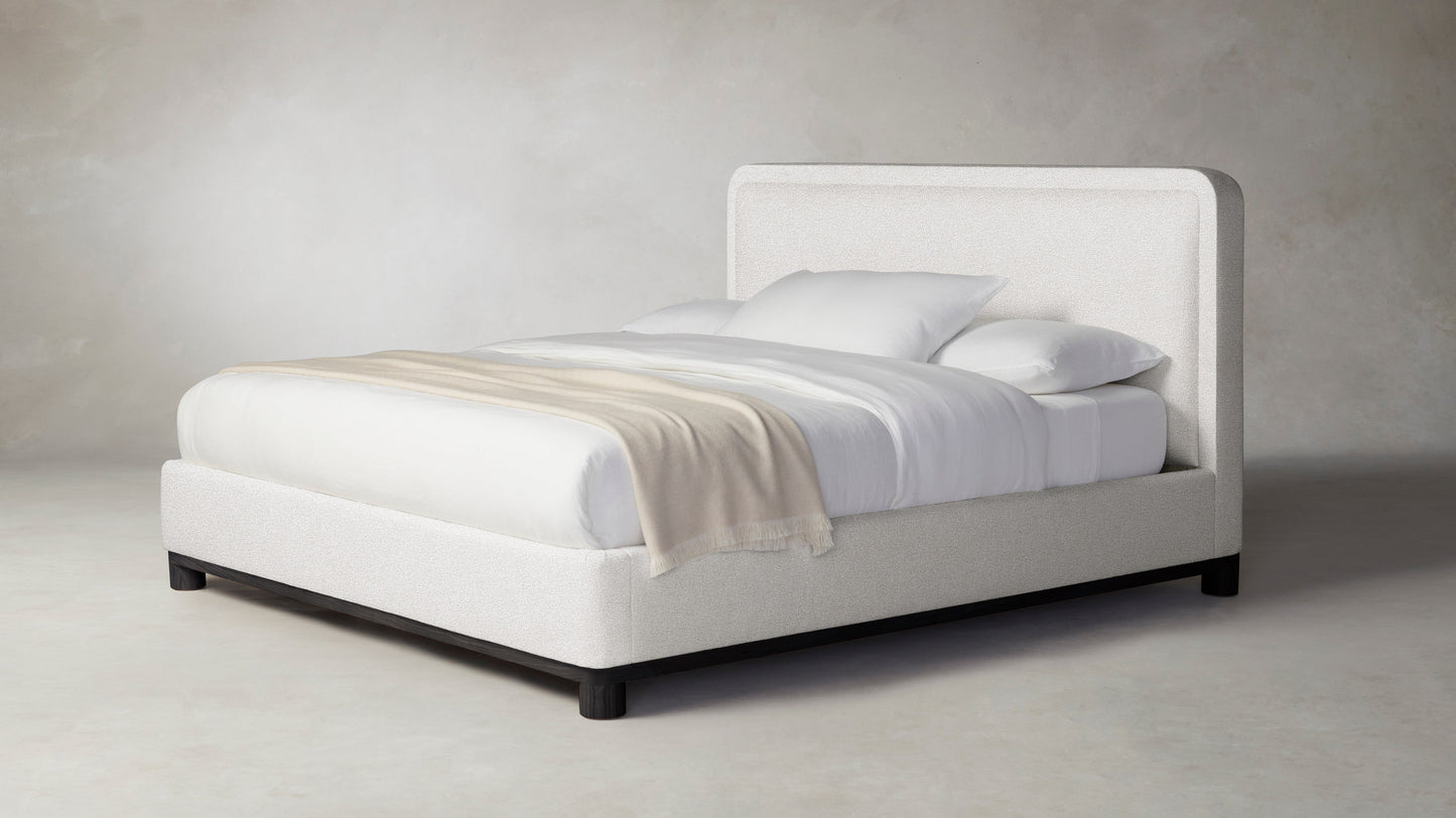 The Kent - Performance Bouclé Polar Bed - 53" Headboard