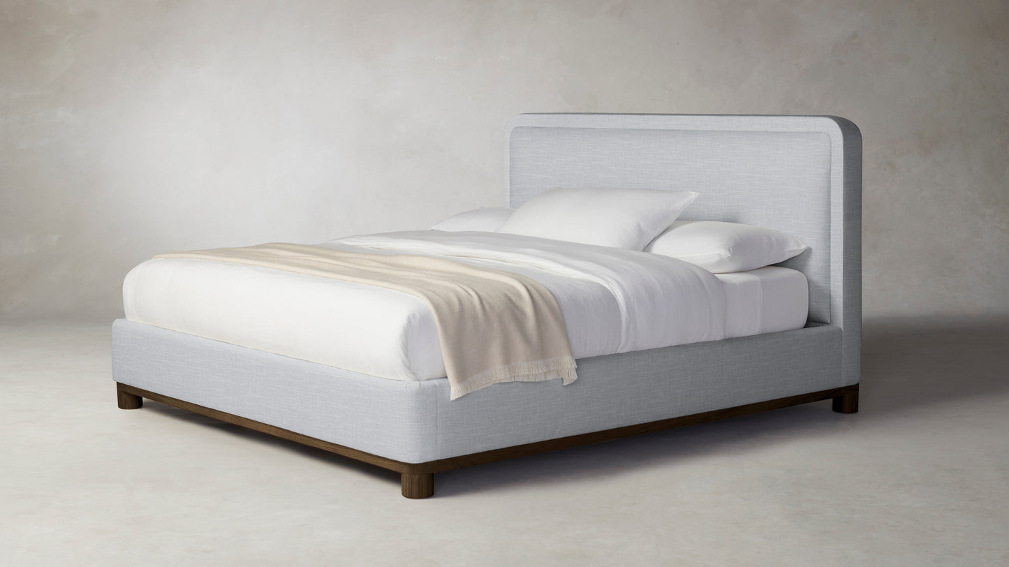 The Kent - Performance Chenille Nickel Bed - 53" Headboard