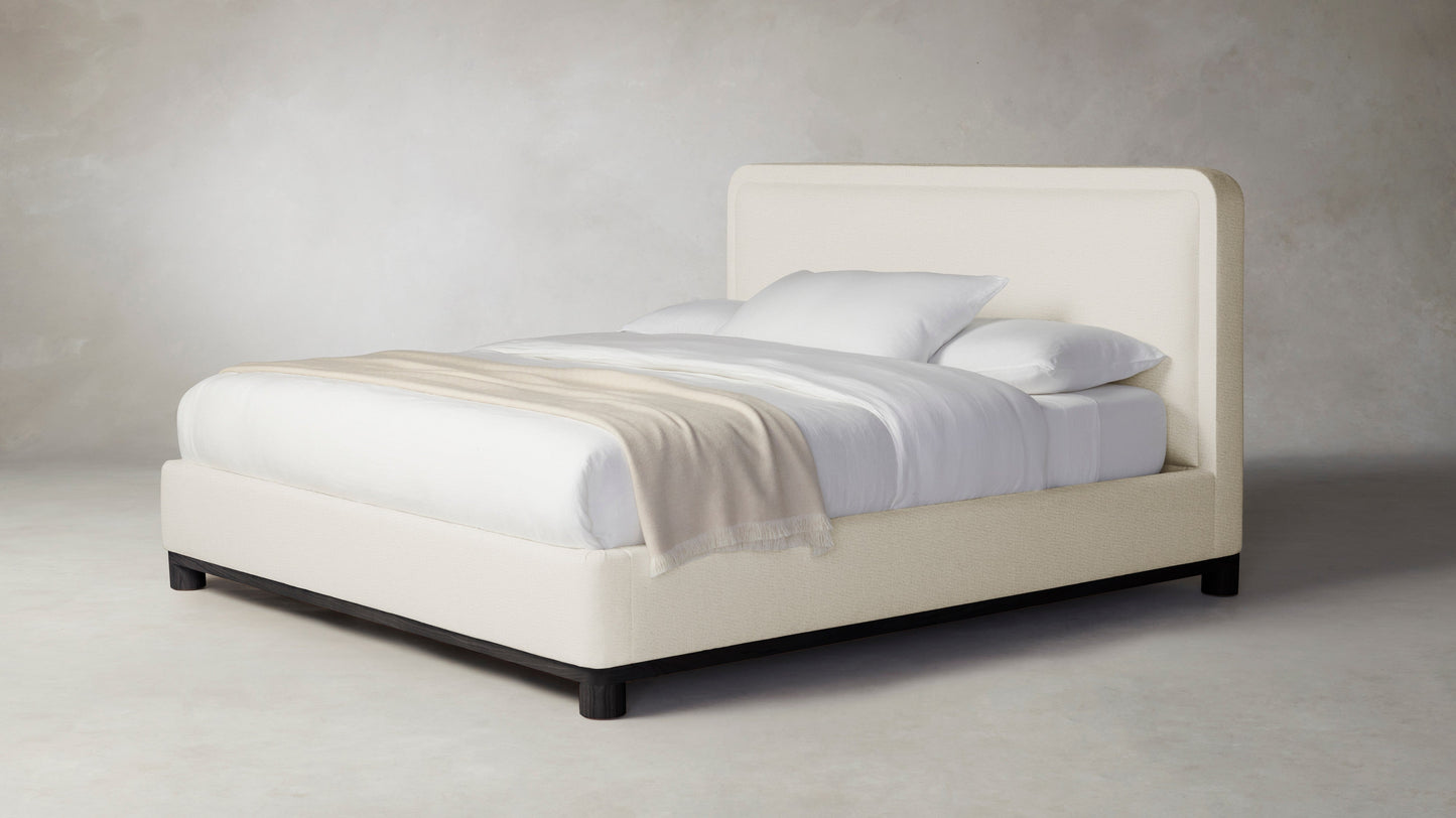 The Kent - Performance Linen Creme Bed - 53" Headboard