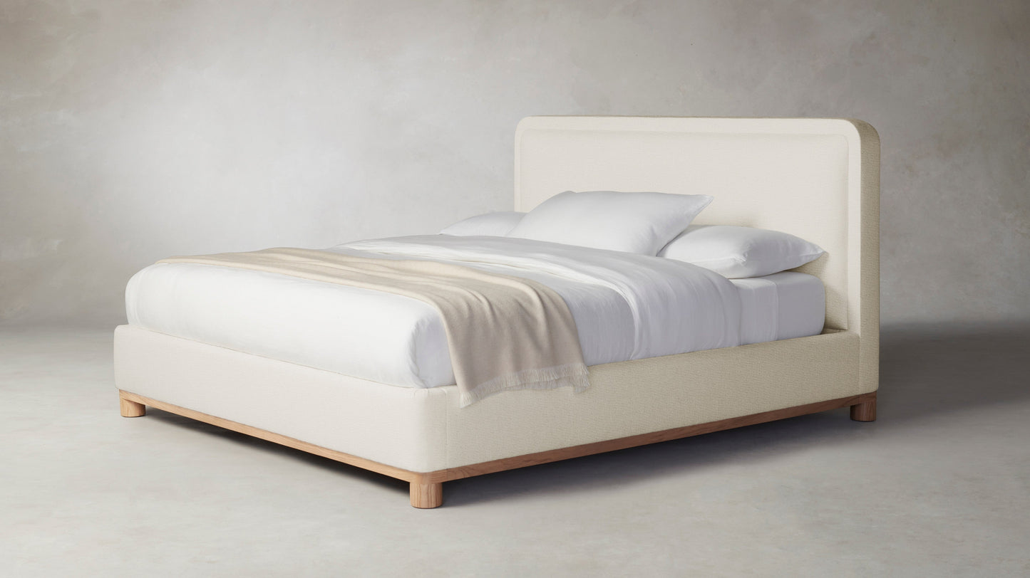 The Kent - Performance Linen Creme Bed - 53" Headboard