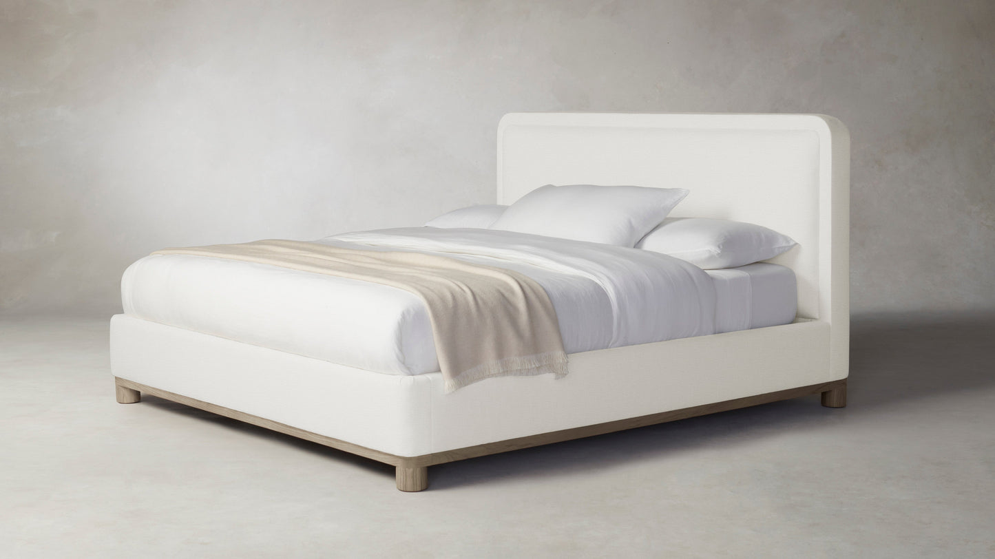 The Kent - Performance Linen Oyster Bed - 53" Headboard