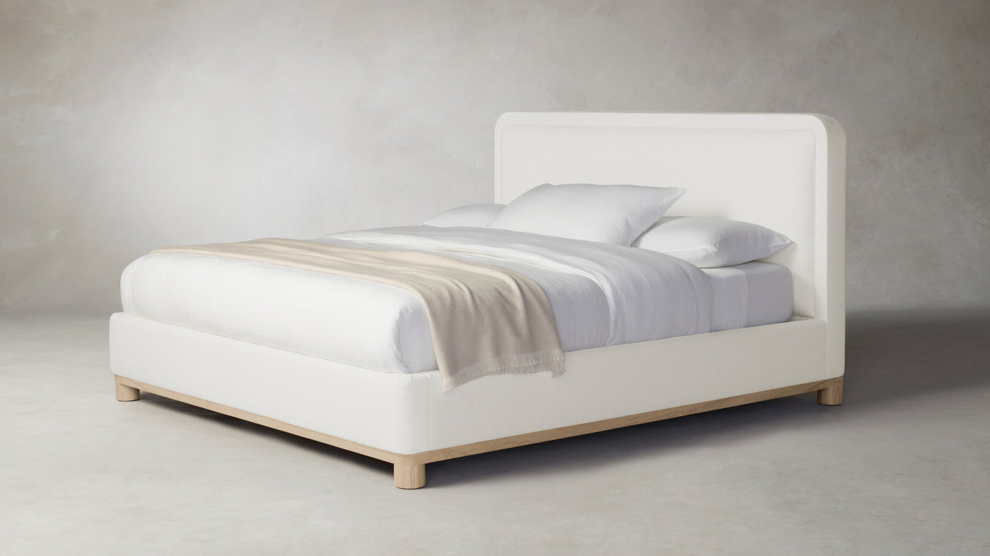 The Kent - Performance Linen Oyster Bed - 53" Headboard
