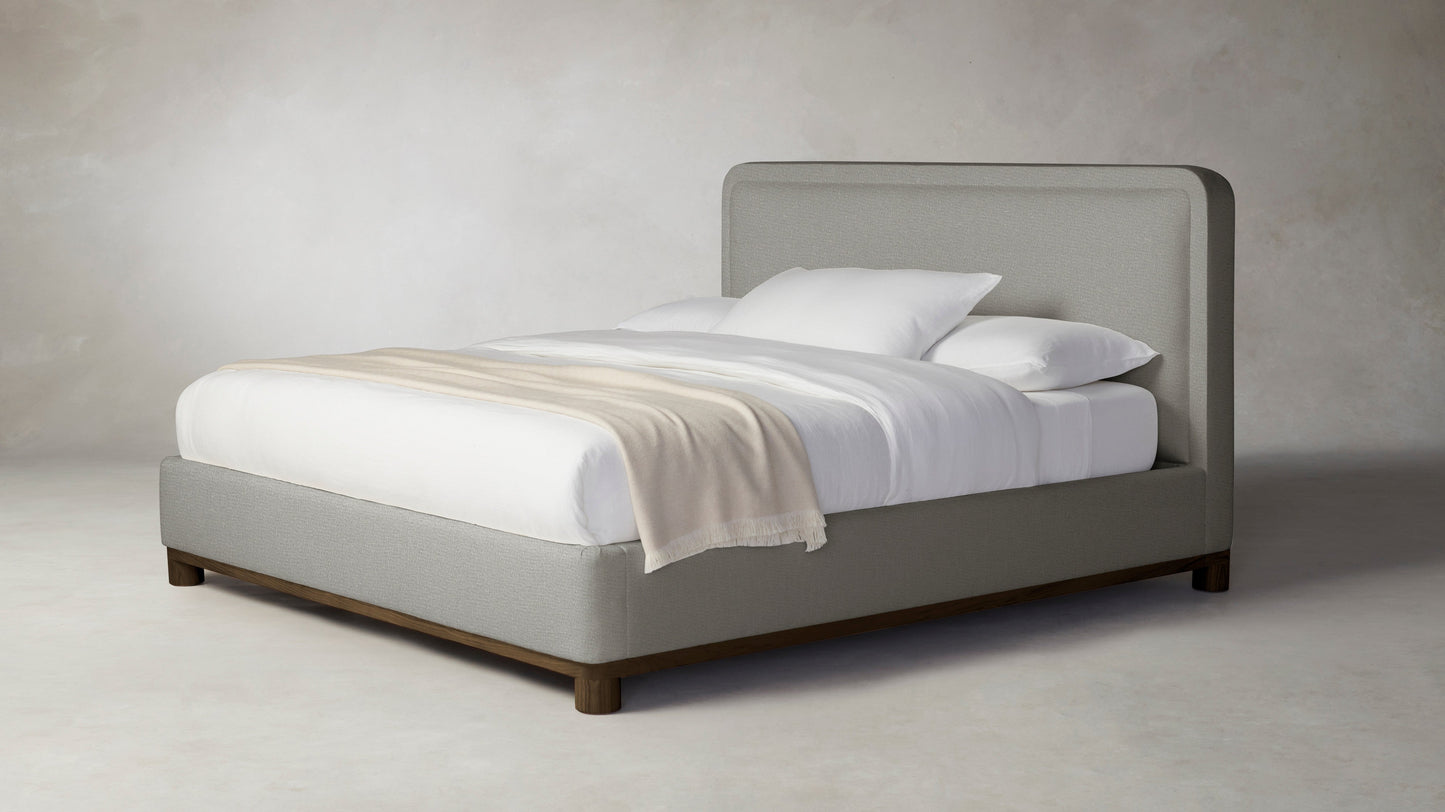 The Kent - Performance Linen Putty Bed - 41" Headboard