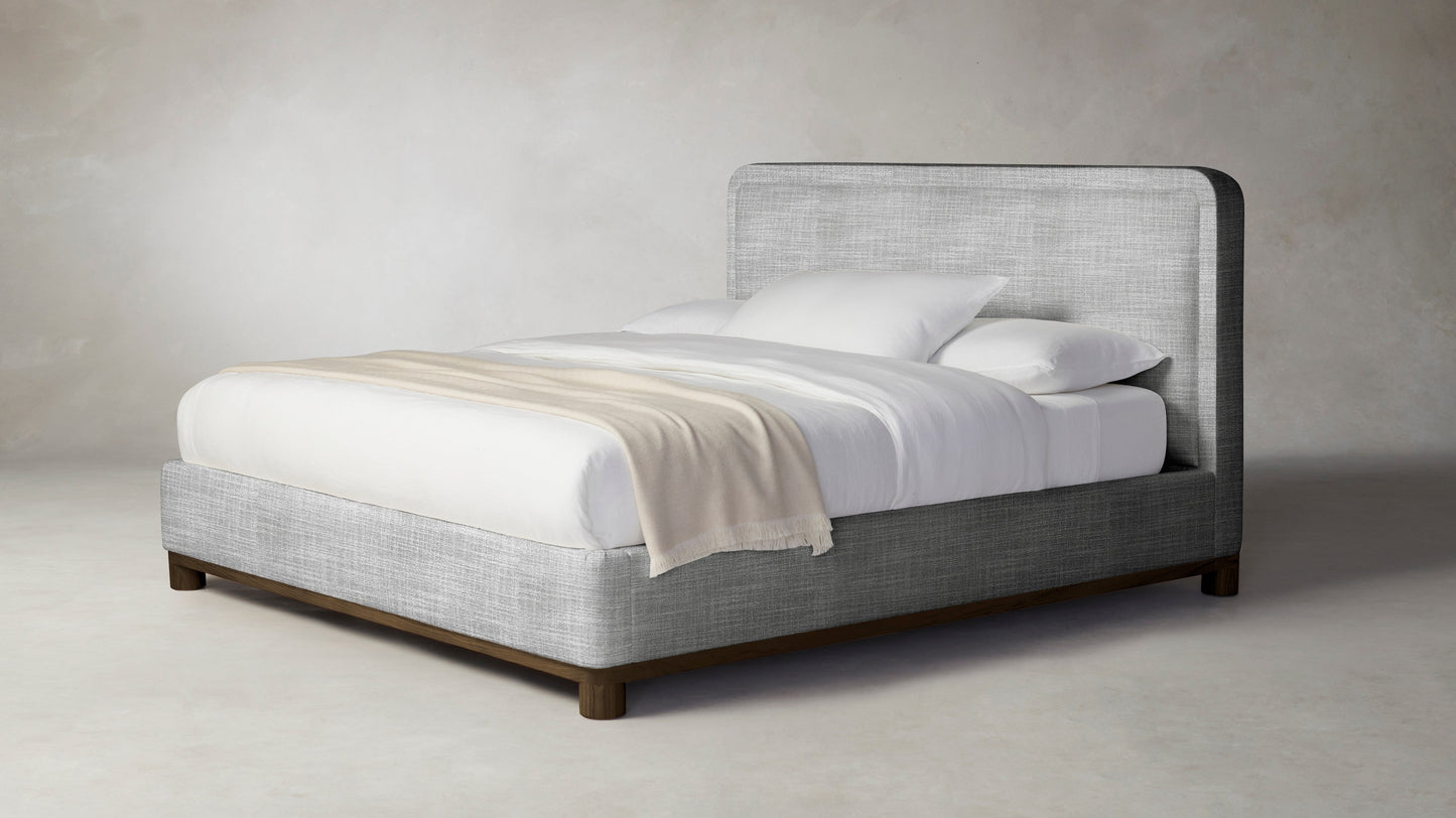 The Kent - Performance Textured Tweed Alpine Bed - 53" Headboard