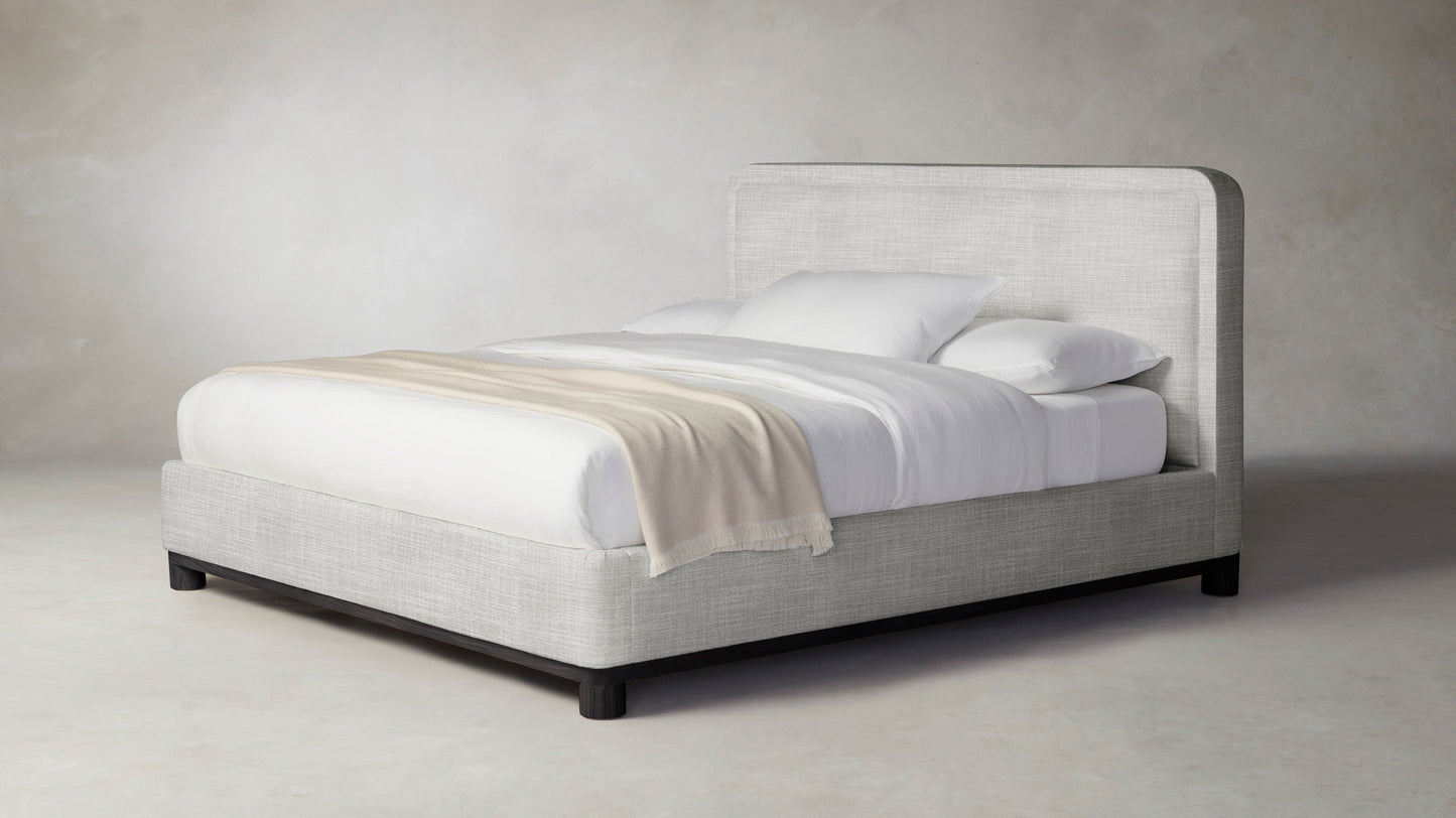 The Kent - Performance Textured Tweed Dove Bed - 53" Headboard