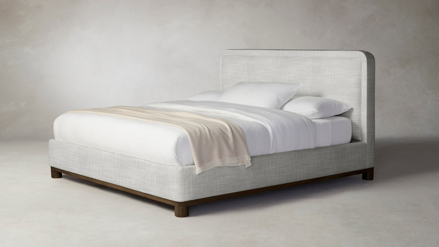 The Kent - Performance Textured Tweed Dove Bed - 53" Headboard