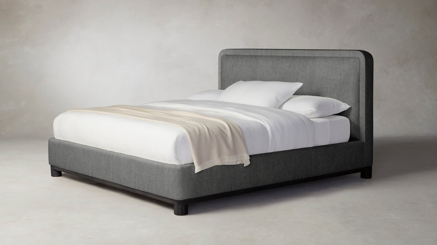 The Kent - Performance Tweed Smoke Bed - 47" Headboard