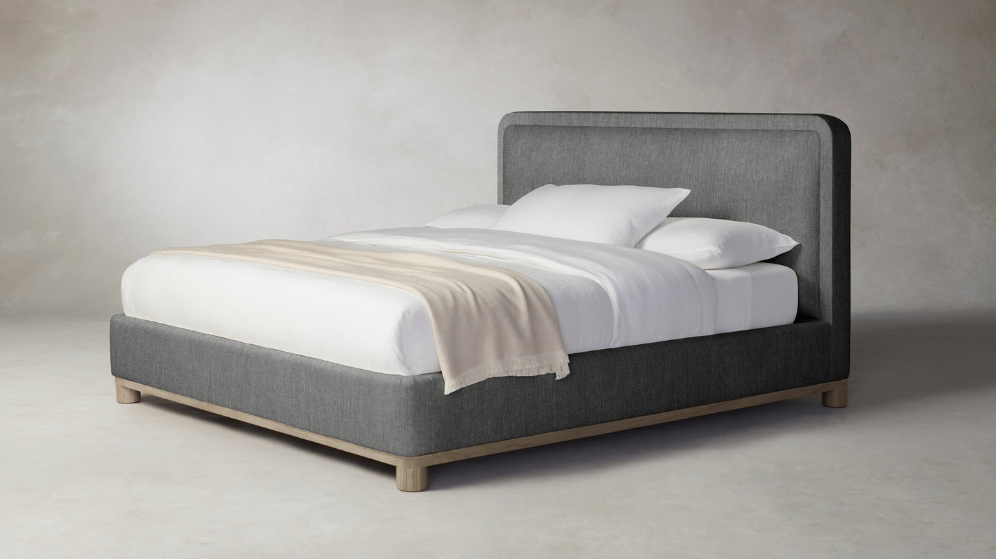 The Kent - Performance Tweed Smoke Bed - 47" Headboard