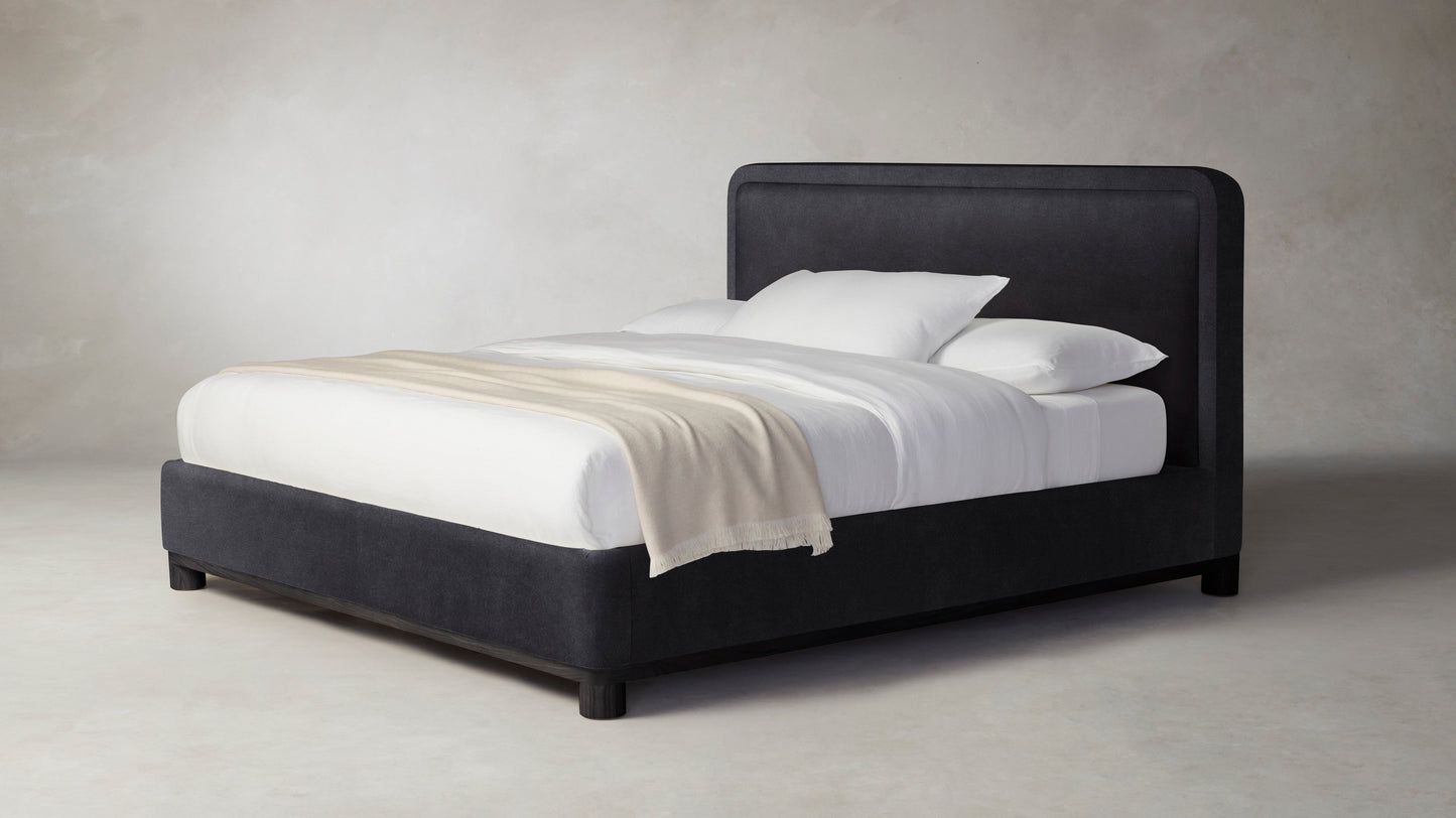 The Kent - Performance Velvet Flannel Bed - 41" Headboard