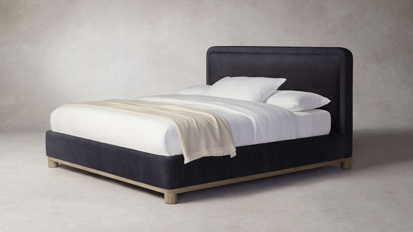 The Kent - Performance Velvet Flannel Bed - 41" Headboard