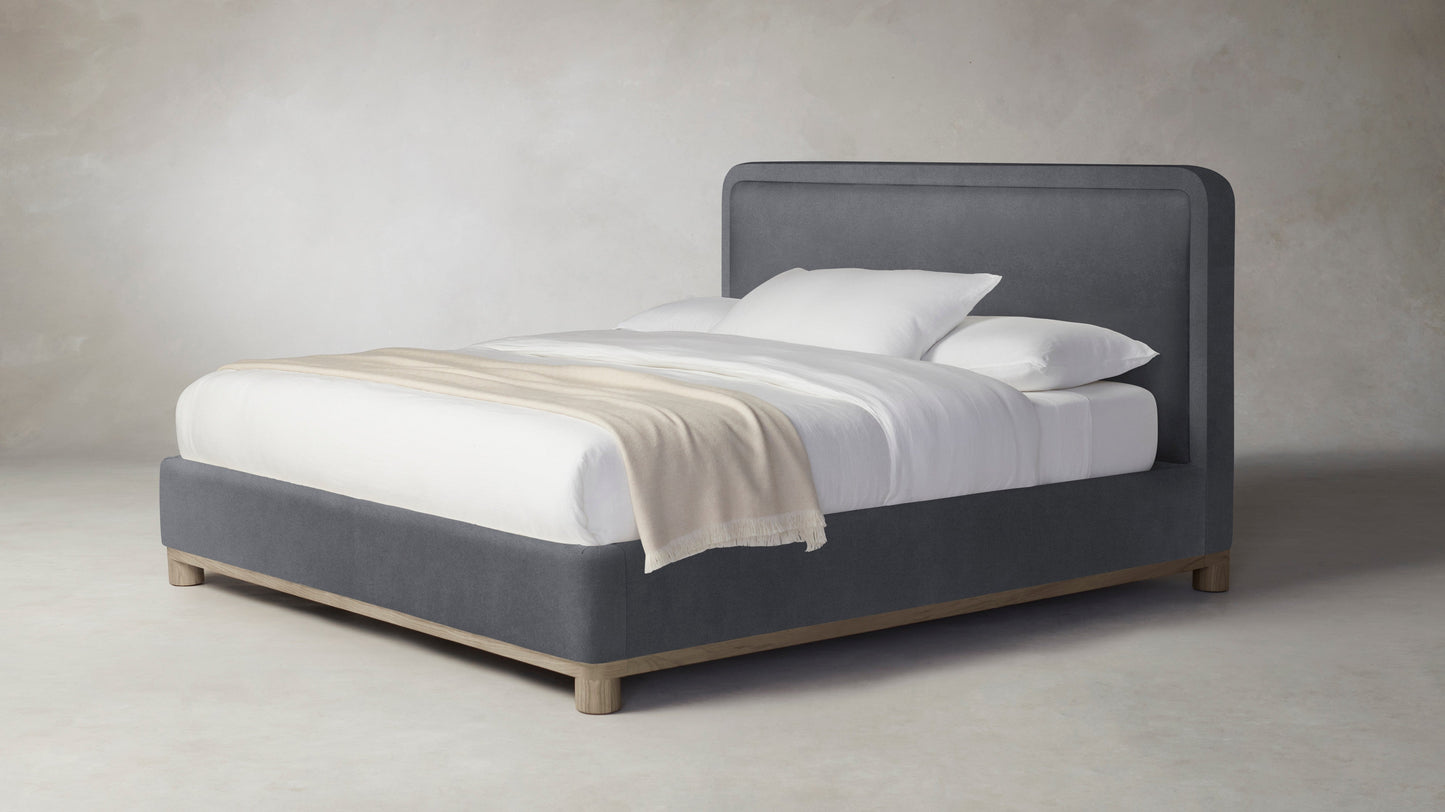 The Kent - Performance Velvet Lunar Bed - 47" Headboard