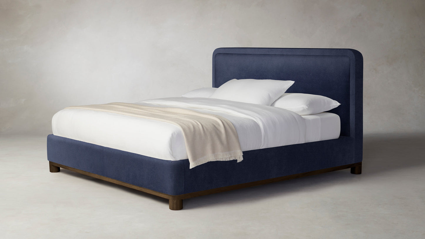 The Kent - Performance Velvet Midnight Bed - 41" Headboard