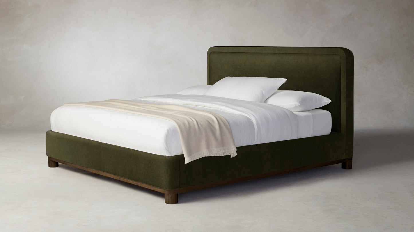 The Kent - Performance Velvet Olive Bed - 41" Headboard