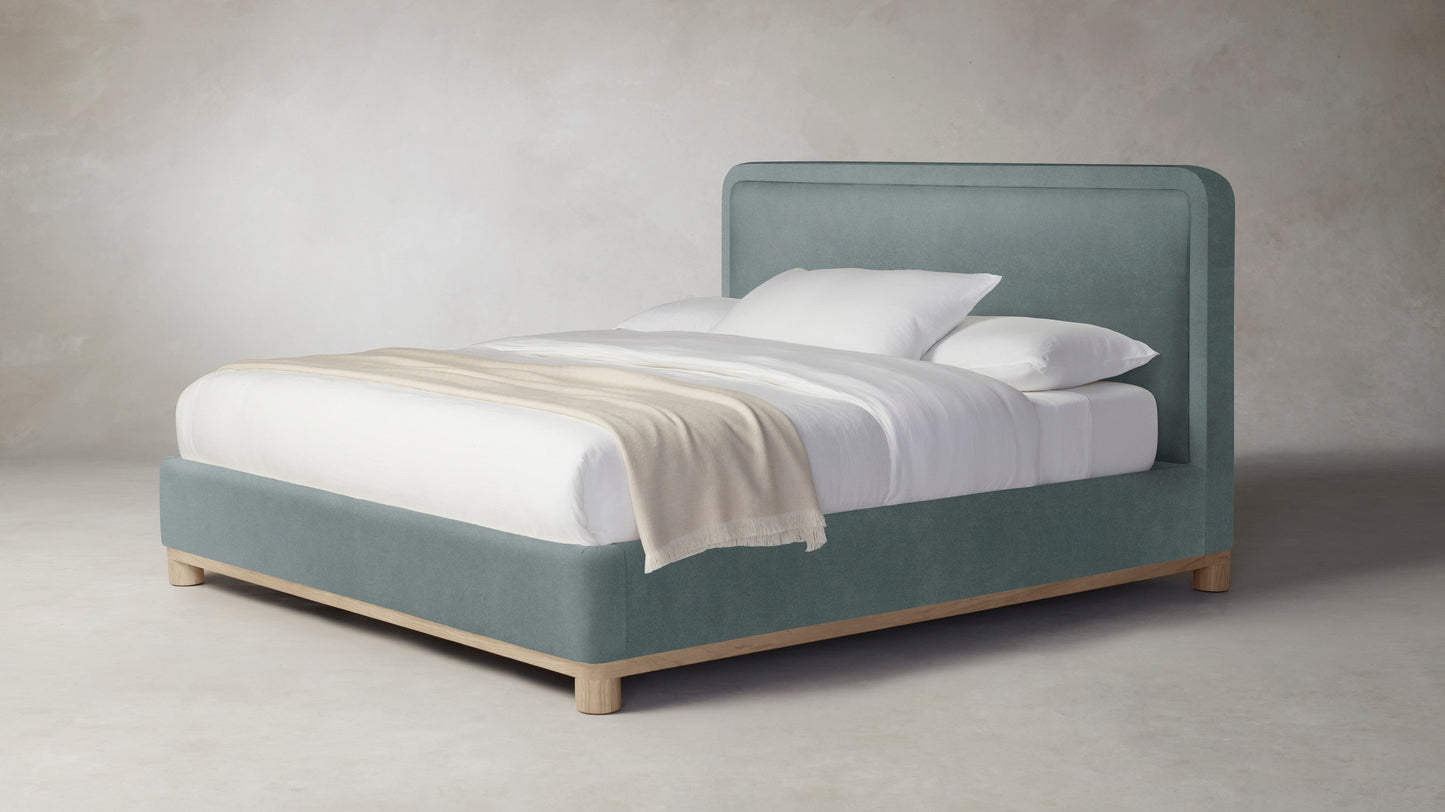 The Kent - Performance Velvet Seafoam Bed - 41" Headboard