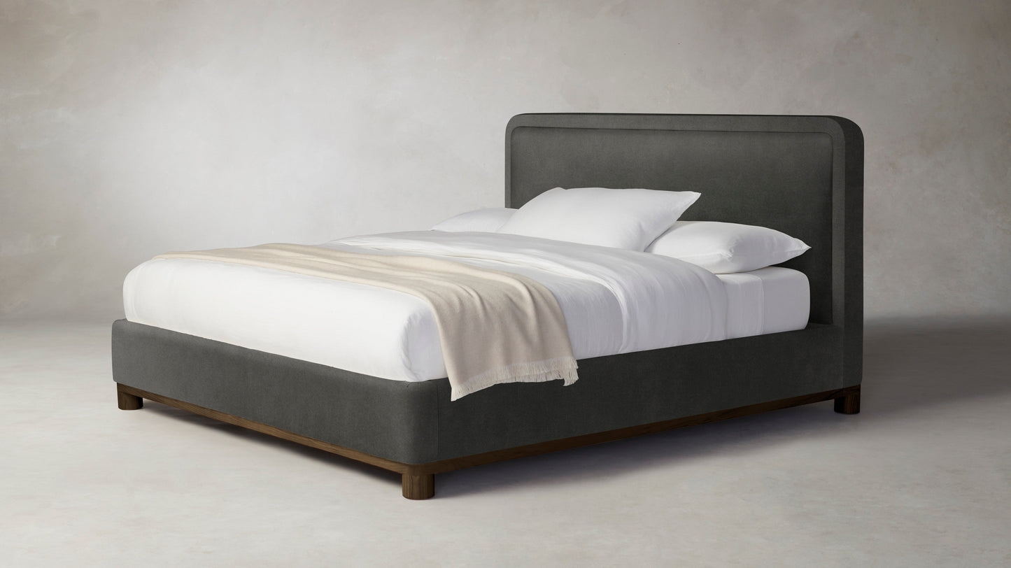 The Kent - Performance Velvet Slate Bed - 53" Headboard