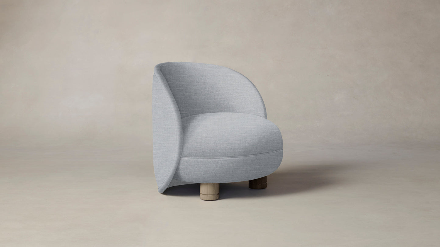 The Laight - Performance Chenille Nickel Chair