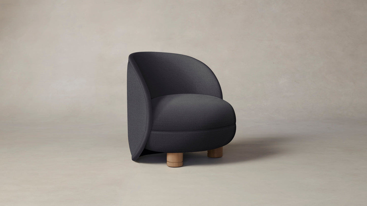 The Laight - Performance Linen Graphite Chair