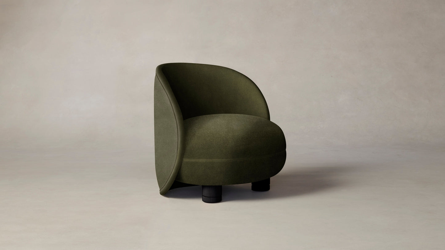 The Laight - Performance Velvet Olive Chair