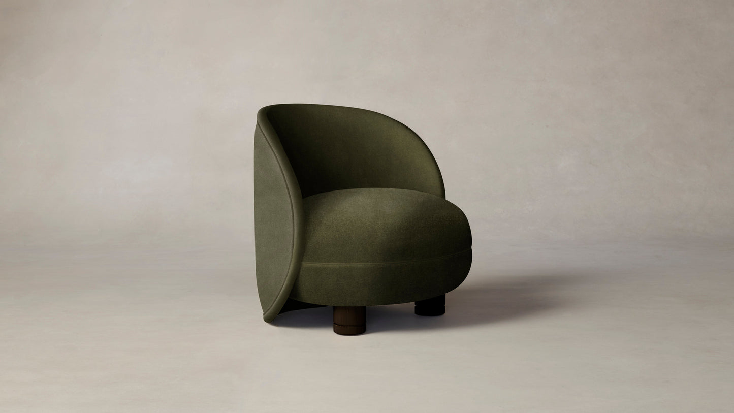 The Laight - Performance Velvet Olive Chair