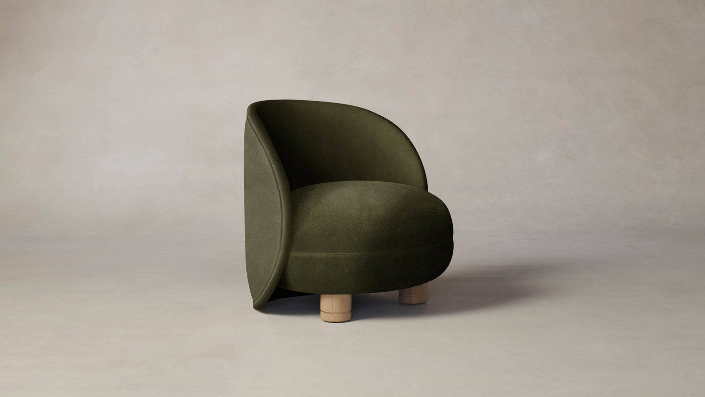 The Laight - Performance Velvet Olive Chair