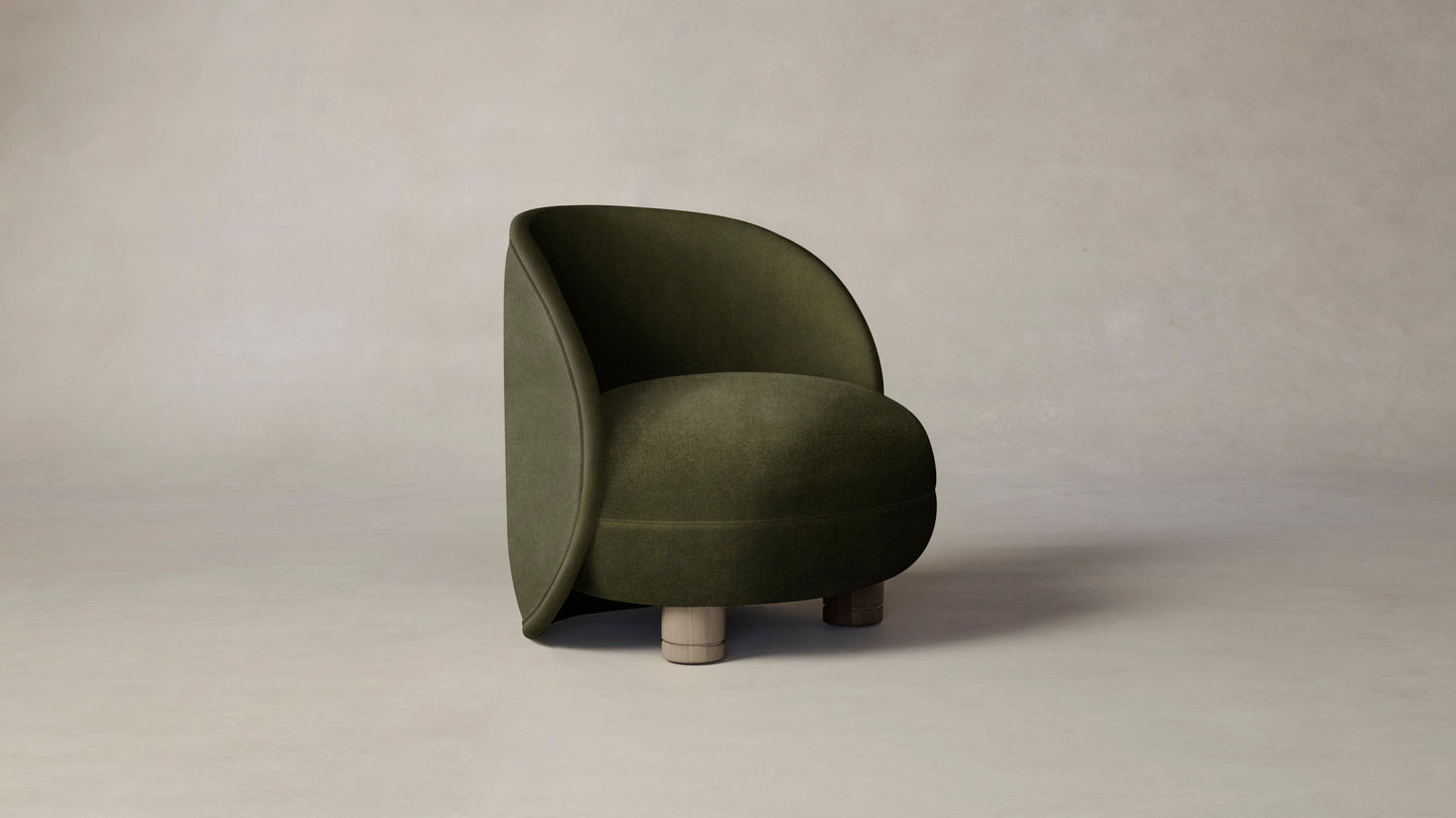 The Laight - Performance Velvet Olive Chair