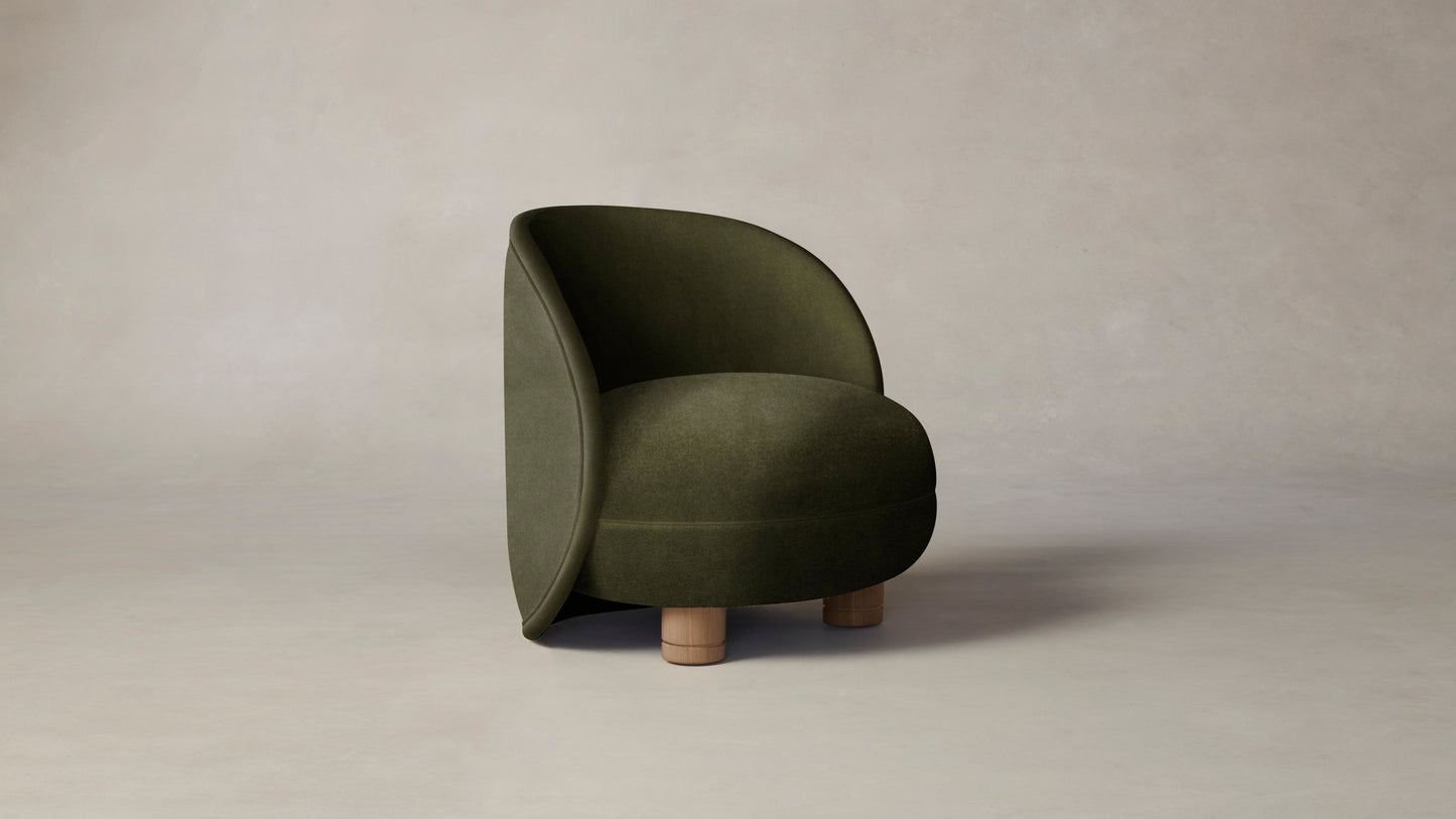 The Laight - Performance Velvet Olive Chair
