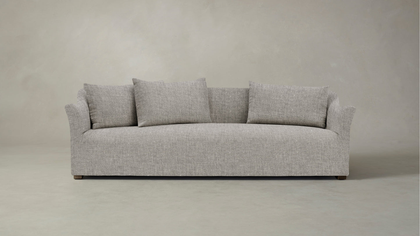 The Lenox - Belgian Linen Agate Sofa