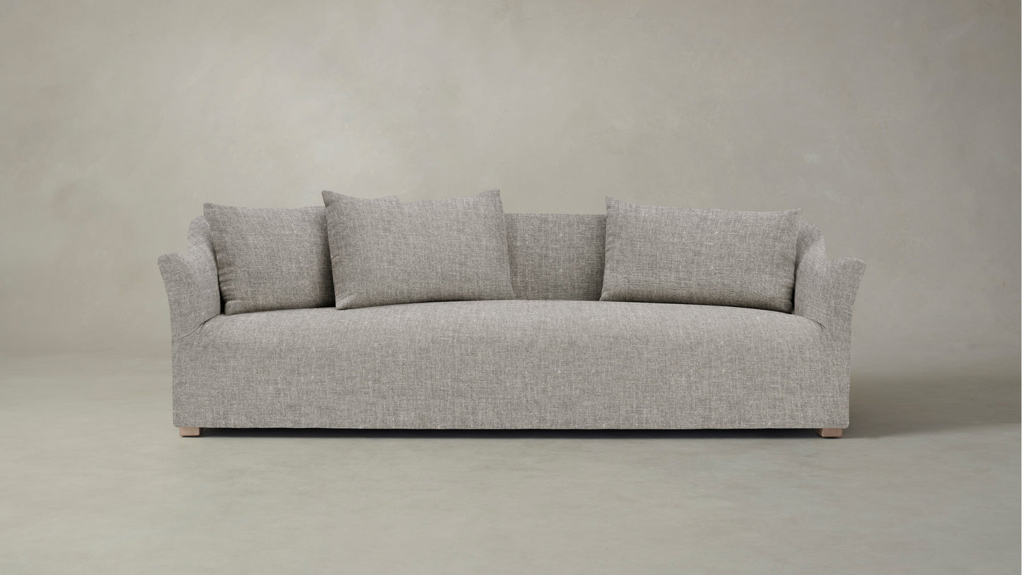 The Lenox - Belgian Linen Agate Sofa