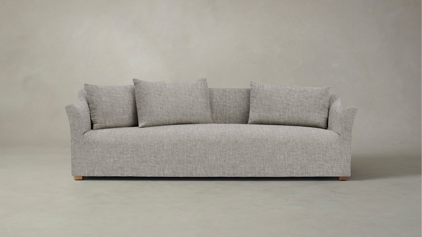 The Lenox - Belgian Linen Agate Sofa