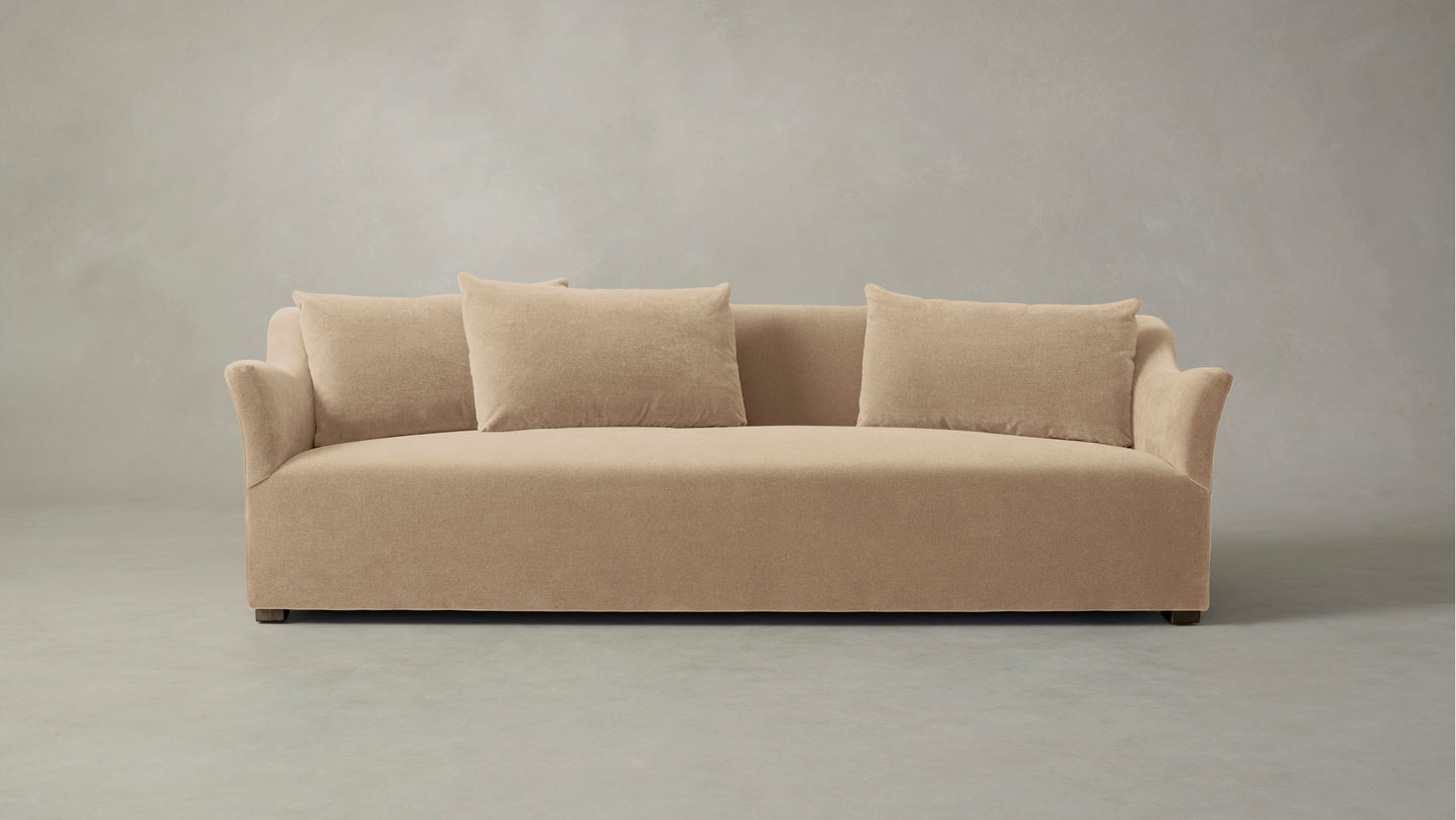 The Lenox - Mohair Almond Sofa