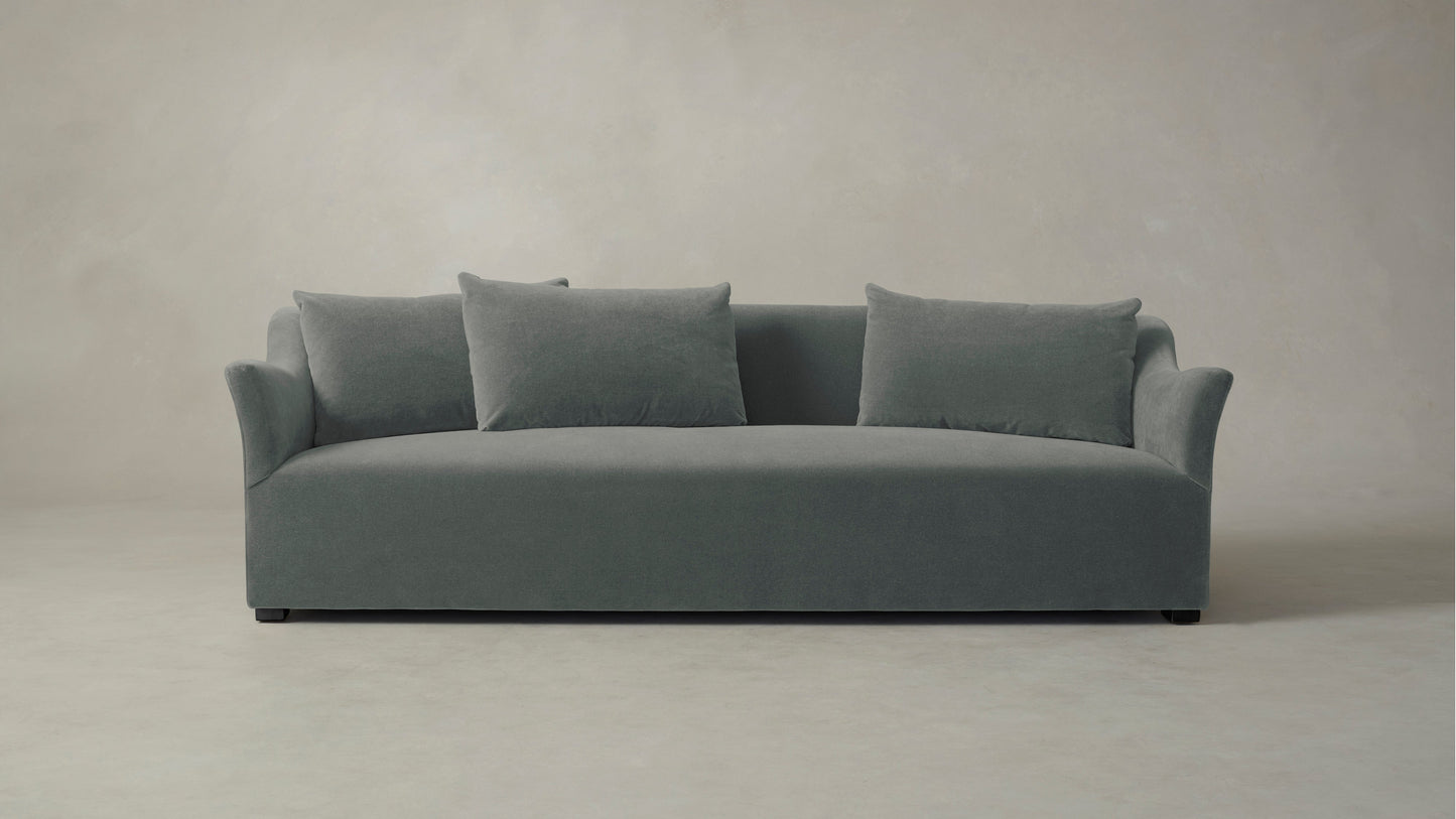 The Lenox - Mohair Fog Sofa