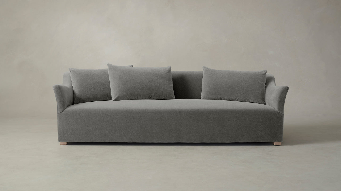 The Lenox - Mohair Fog Sofa