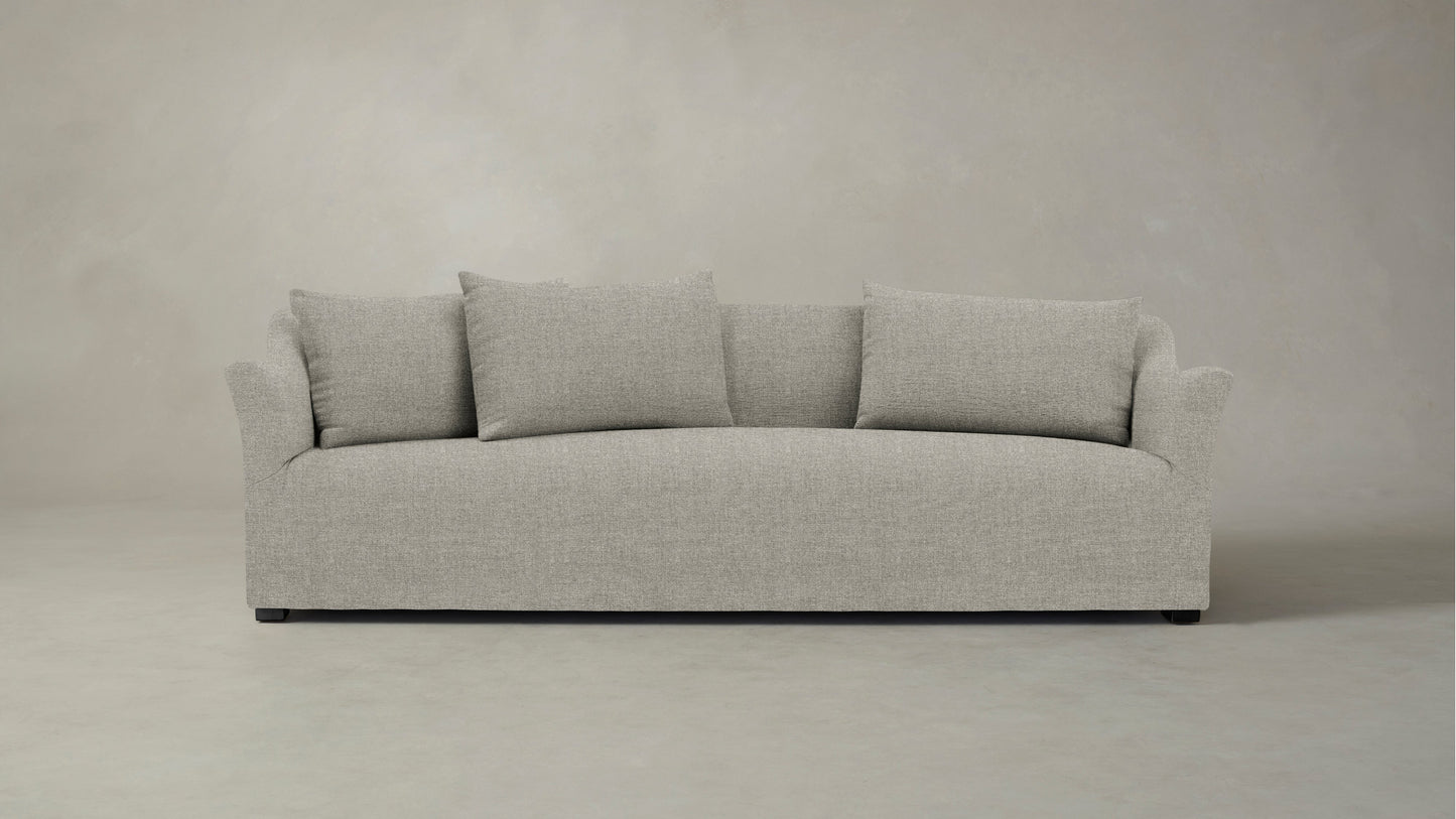 The Lenox - Performance Basketweave Pebble Sofa