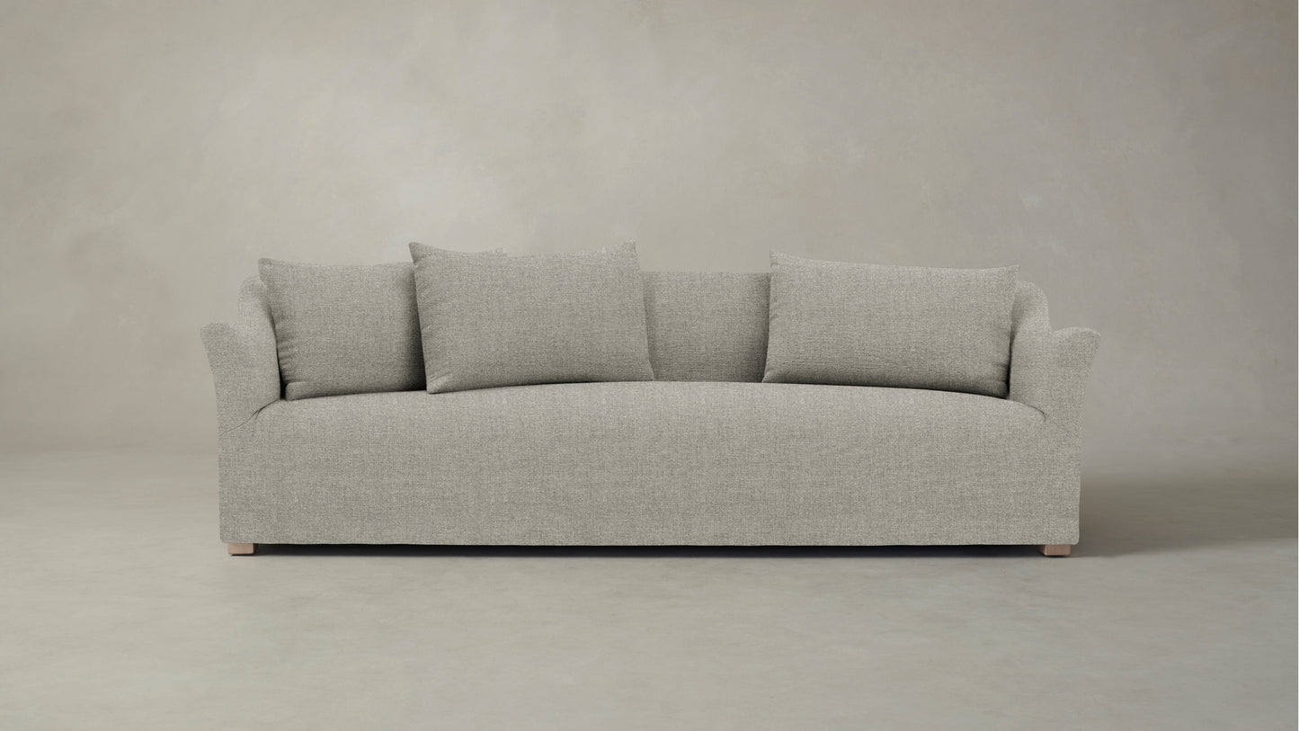 The Lenox - Performance Basketweave Pebble Sofa