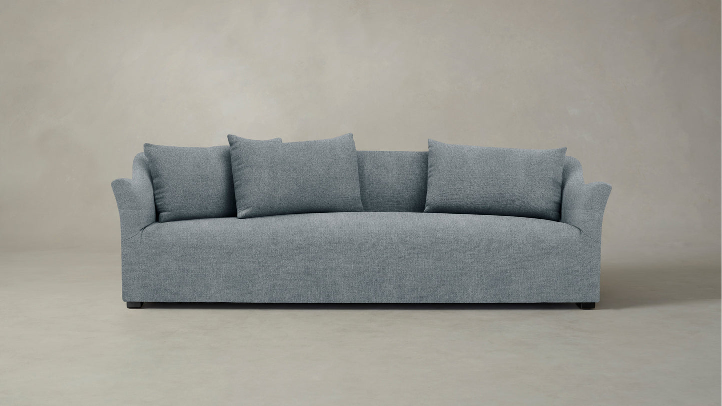 The Lenox - Performance Melange Weave Aegean Sofa
